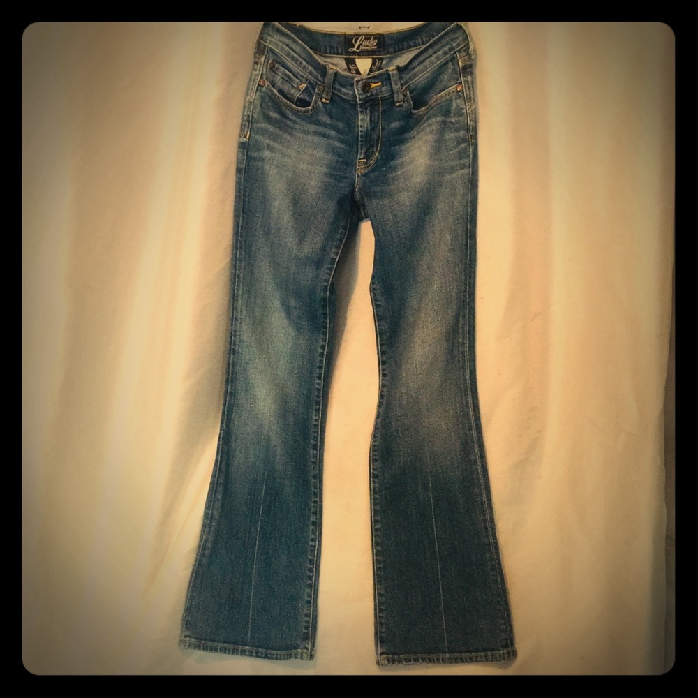 Lucky Brand high rise Jeans by Gene Montesano